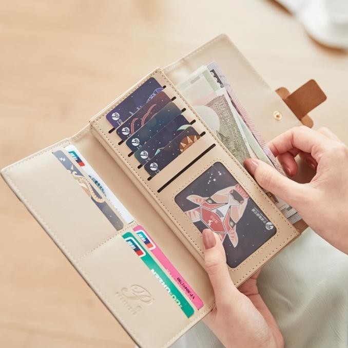 DOMPET PANJANG WANITA DANIQUE PRETTYZYS ORIGINAL IMPORT GREY WA700G3