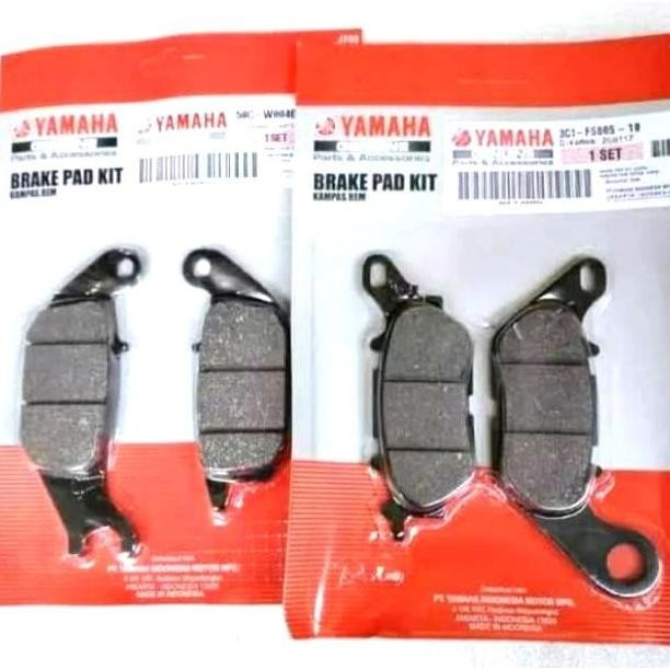 DISPAD/KAMPAS REM 1SET DEPAN BLAKANG JUPITER MX NEW/VIXION NEW ORI YGP