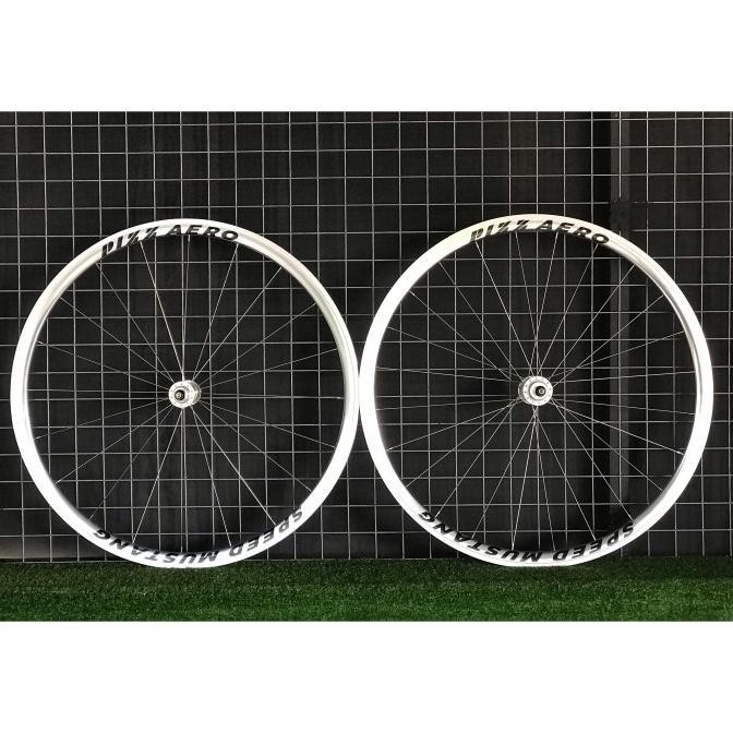 Wheelset Pizz Aero Mustang Silver Polish Murah | Bagus