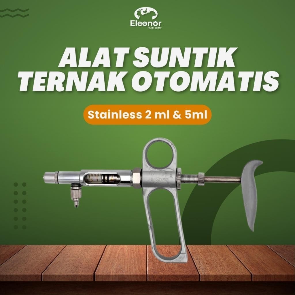 Alat Suntik Ayam 2ml Alat Vaksin Ayam Otomatis Mirip Socorex Continous Syringe Farm