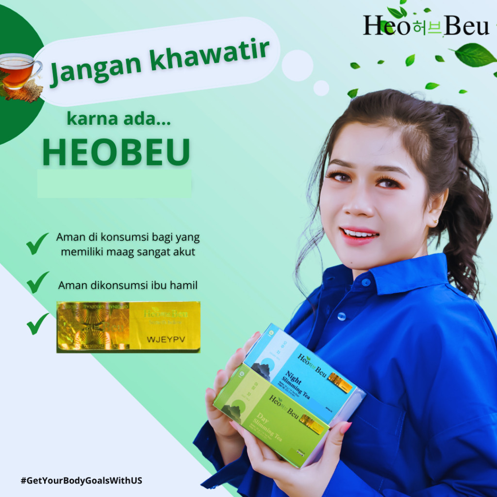 

Teh Diet Pelangsing Badan Herbal Heo Beu Slim Slimming Tea Pagi & Malam Teh Day Night Peluntur Lemak