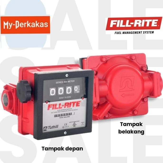 Tersedia Fill Rite 901Cl 1.5 Inch Series 900 / Flow Meter / Meteran Solar