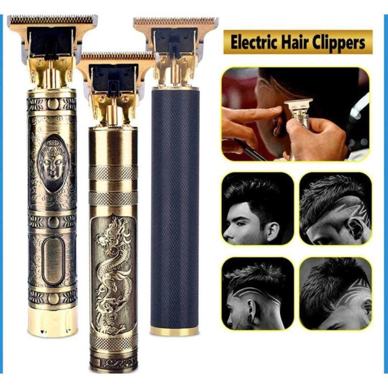 BEST SELLER Alat Cukur Rambut Elektrik Tanpa Kabel Motif Naga /Mesin Cukur Rambut/ Mesin cukur