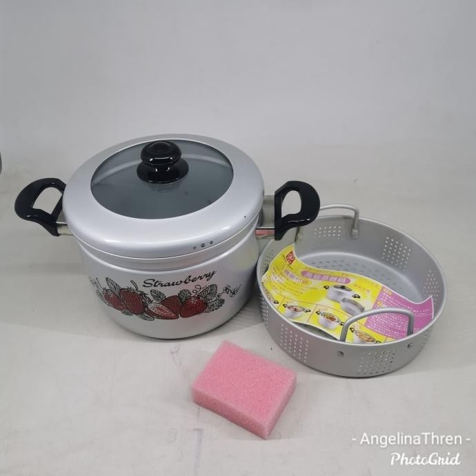 Steamer rice cooker 22CM / Panci pengukus Nasi serbaguna Maspion E88A
