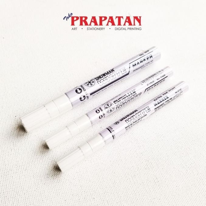 

Snowman White Marker / Spidol Putih Snowman