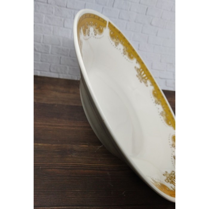 Piring Makan Mahkota Hotel 1 Lusin Piring Beling Piring Keramik