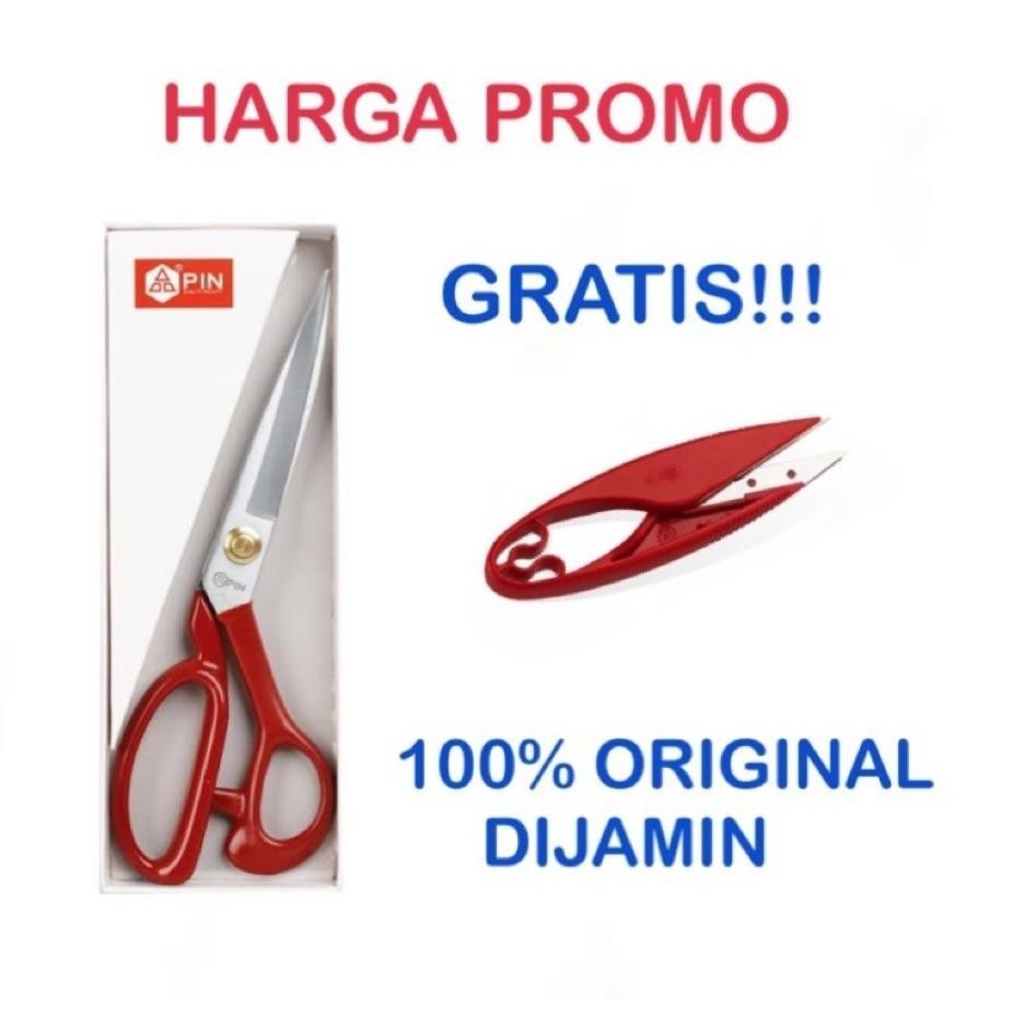 

Berkualitas Gunting Bahan Kain / Kertas / Multifungsi Pin 8"/ 9"/ 10"/12" BisaCod