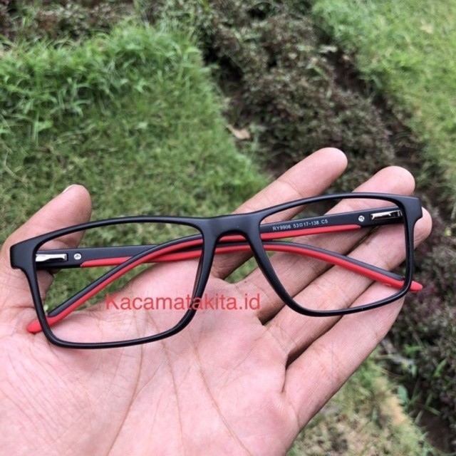 BEST SELLER Frame Kacamata Sporty Lentur (9906) Bahan Karet Fleksibel