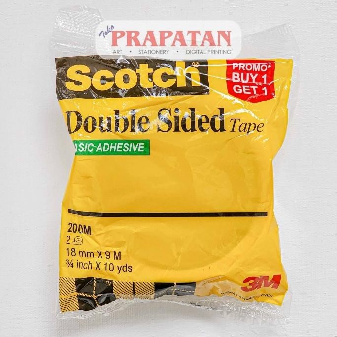 

Scotch Double Tape 18mm x 9m / Double Sided Tape 200M