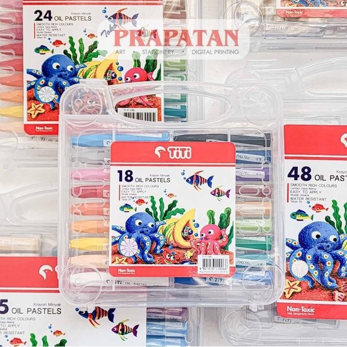 

Titi Oil Pastel 12-55c TI-P | Crayon Minyak
