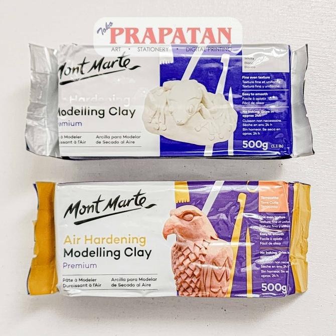 

Mont Marte Air Hardening Modelling Clay 500g | Tanah Liat | Pottery