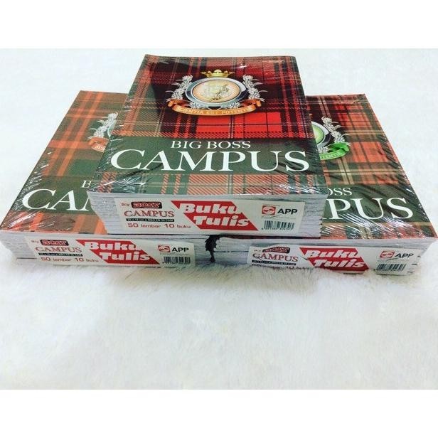 

Th-23 Sidu Sinar Dunia Buku Big Boss Campus 50 (Pak) / Buku Tulis Big Boss Campus 50 Lembar 1Pak Isi 10 Buku Original