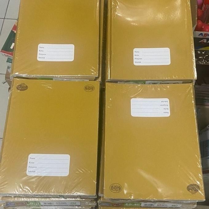 

Fx-76 Buku Tulis Sinar Dunia 60 Lembar 1 Pak (Isi 10 Buku) Sidu Polos Coklat Premium