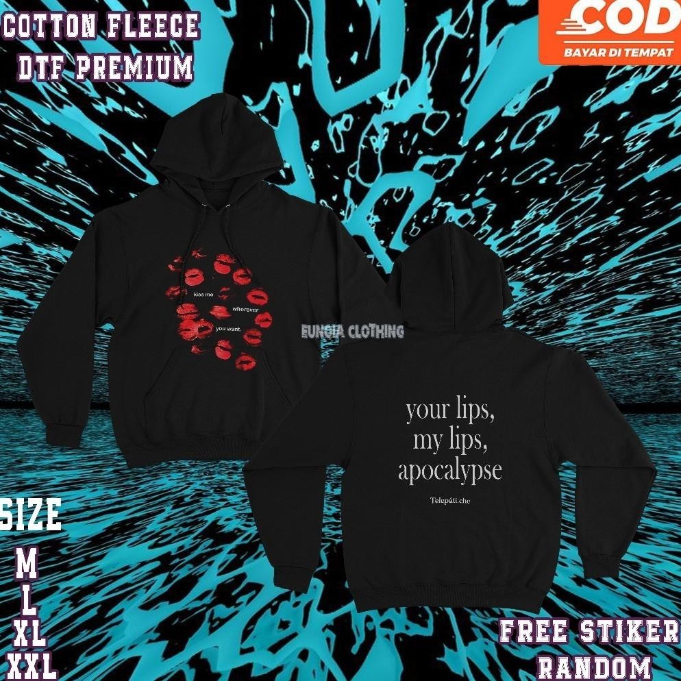 Promo Jacket Hoodie Kisses Hoodie Pullover Premium