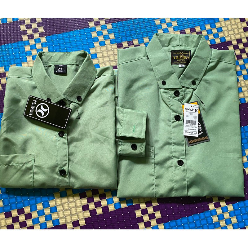 [Bahan halus dan Nyaman] (KEMEJA COUPLE AYAH & ANAK) Kemeja couple Ayah dan Anak polos lengan