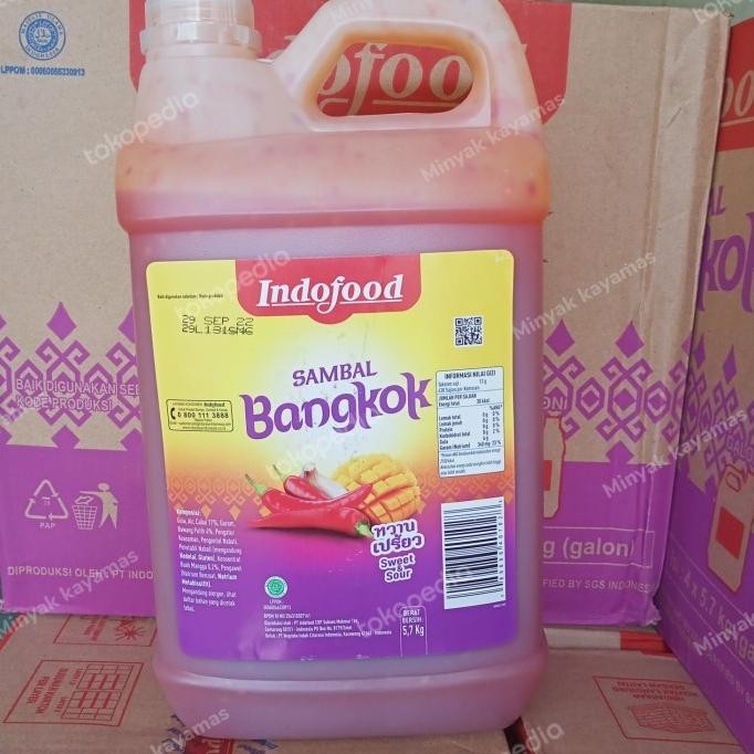 

Sambal Bangkok Indofood 5.7 Kg Revi Staroutlet