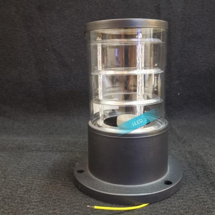 Lampu Taman LED Minimalis Tiang 80cm / Pilar / Pagar E27 Bulat Outdoor