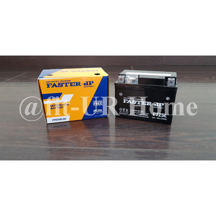 Aki Motor Faster Jp Premium Ptz5L Gtz 5S 12V 4Ah Aki Full Kering