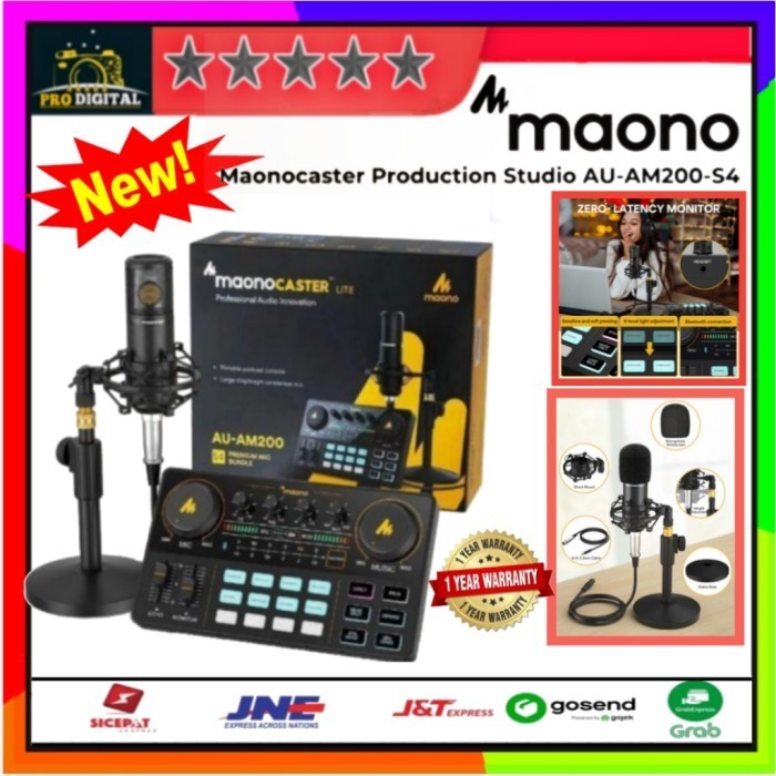 

MAONO AU-AM200 S4 Premium Mic Soundd Recording Podcast Live