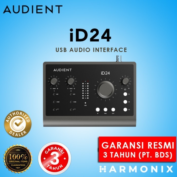 

AUDIENT ID24 DESKTOP 10 X 24 USB-C AUDIO INTERFACE