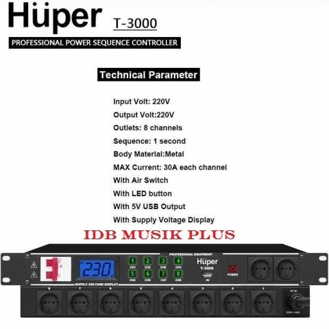 

Power Sequencer Huper T3000 T 3000 Sequence Controller Original