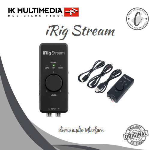 

IK Multimedia iRig Stream USB Audio Interface for iOS, Android, Mac