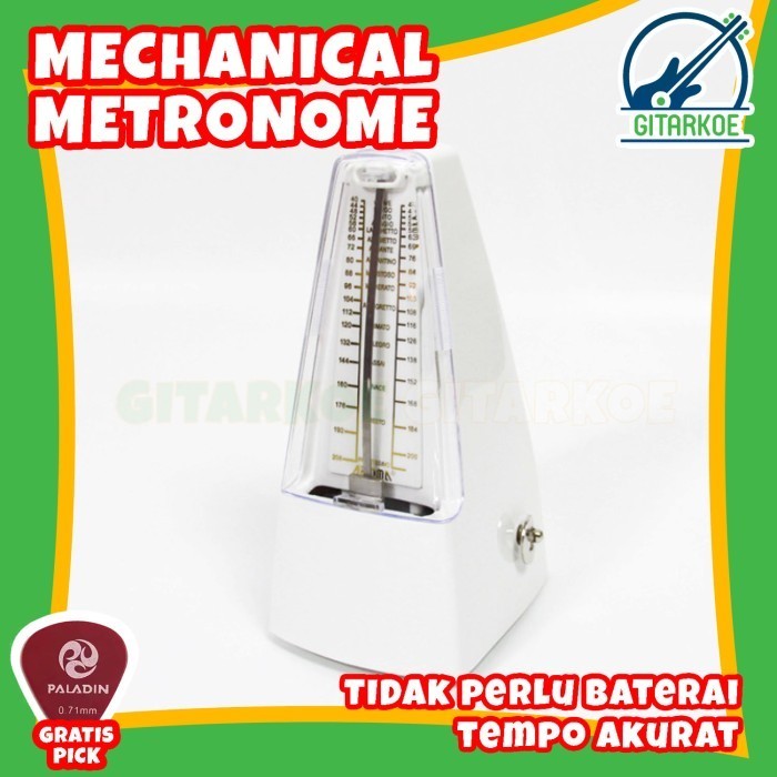 Metronome Mekanik / Mechanical Metronome Gitar Piano Tanpa