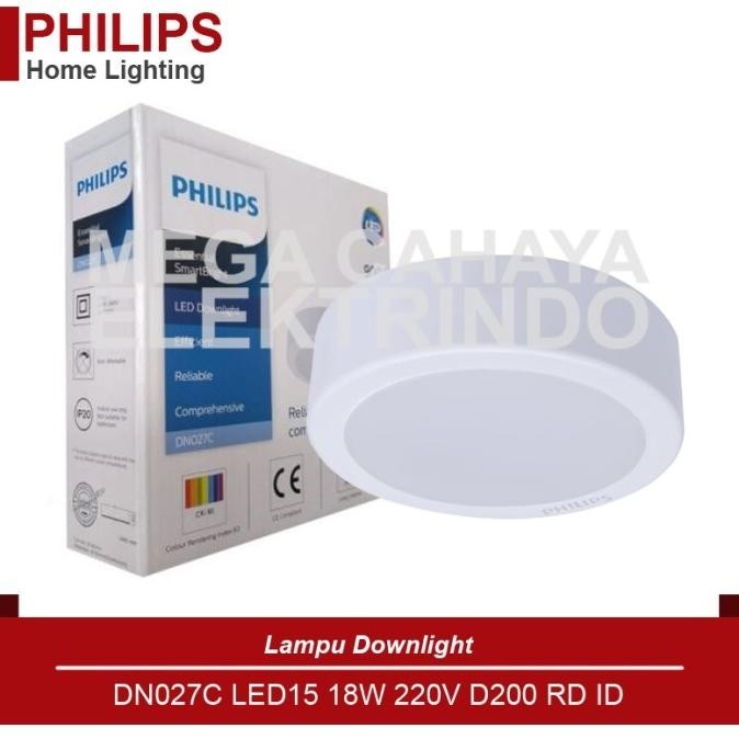 TERMURAH - PHILIPS Downlight DN027C LED15 18W
