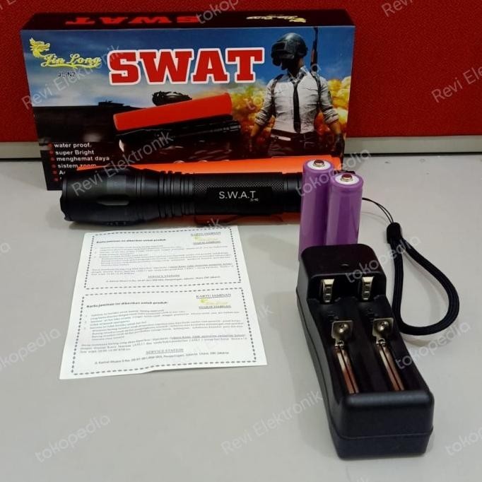 TERMURAH - Senter Swat 2 Baterai JL N2 Jin Long
