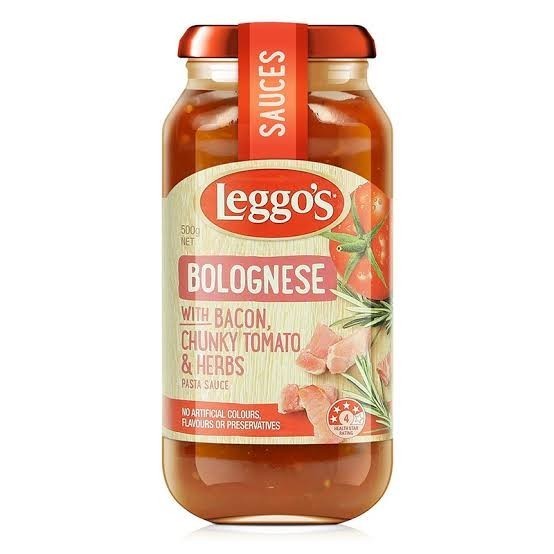 

Terlaris leggo's bolognese with bacon chunky tomato & herbs 500gr (non halal) SALE