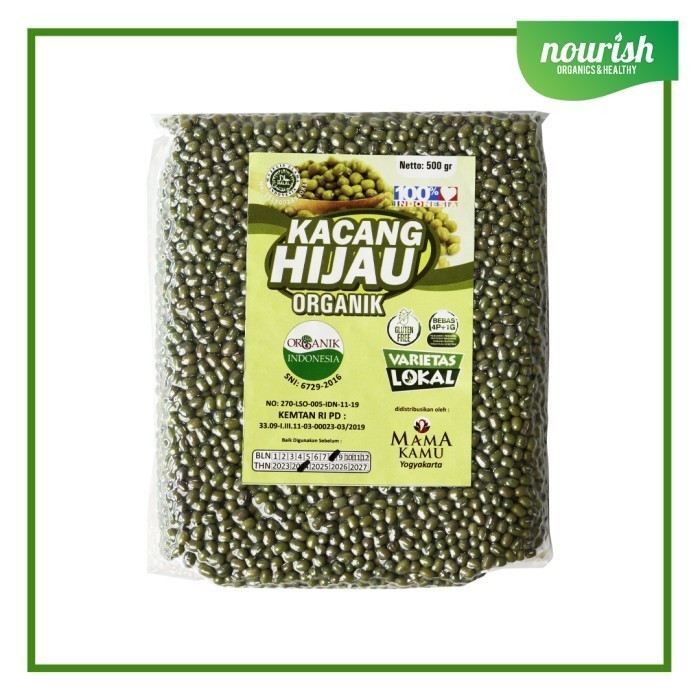 

Terlaris Mama Kamu, Kacang Hijau Organik (Mung bean) 500gr SALE