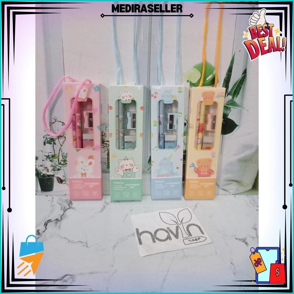 

Paket Alat Tulis Stationery Study Set 0021 / 8010 Promo