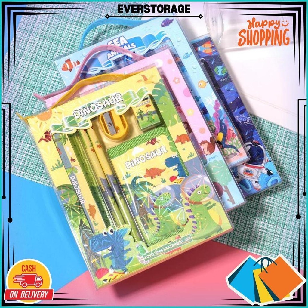 

Kp126 - Set Stationery Anak Alat Tulis 6 In 1 Alat Tulis Sekolah Perlengkapan Sekolah Set Alat Tulis PeralatanSekolahLengkap Cod