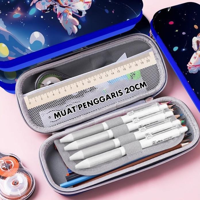 

[Ready] Aimilo Tempat Pensil Aesthetic 3D Tempat Pensil Anak Laki Laki Waterproof Kotak Pensil Anak Perempuan Alat Tulis Sekolah Promo
