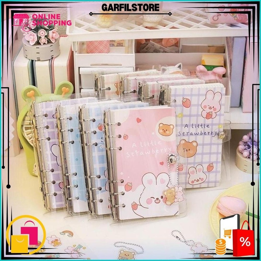 

Buku Binder 100 Halaman Paket Stiker Dan Gantungan Kunci 6 Ring Ukuran A6/ Buku Binder Stiker/ Buku Binder Cute/ Buku Binder Gantungan Kunci/ Buku Binder Beruang/ Buku Binder Kelinci Best Seller