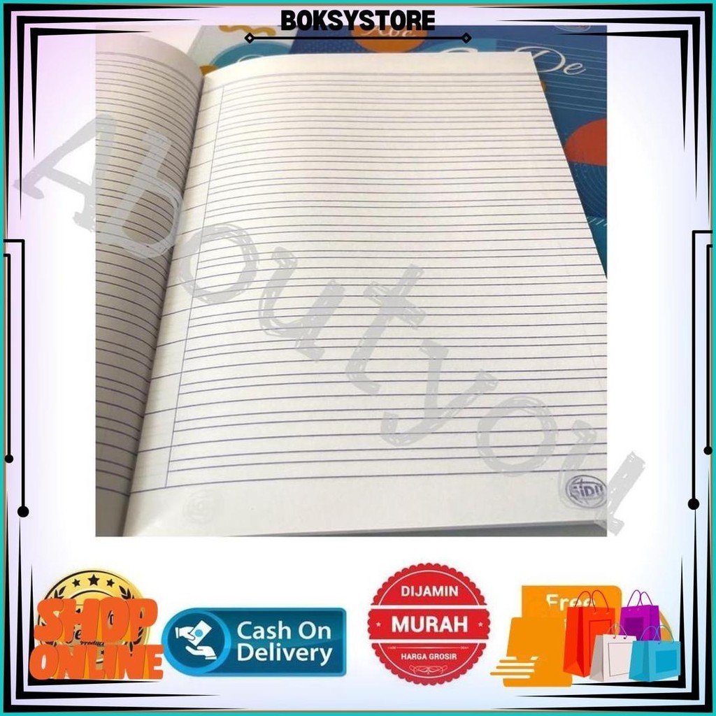 

Buku Tulis Halus Buku Garis 3 Buku Menulis Sambung Garis Kecil Tiga Promo