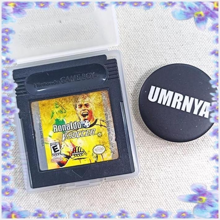 [UMR] KASET ORIGINAL RONALDO: V-FOOTBALL V SOCCER NINTENDO GAMEBOY GBC DMG