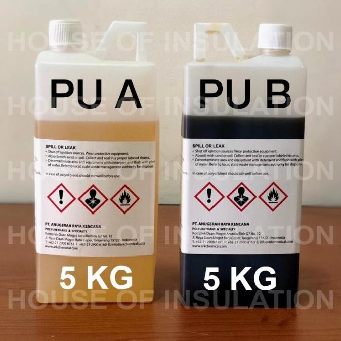 POLYURETHANE FOAM, PU A PU B (5 kg PU 5 kg PU B)