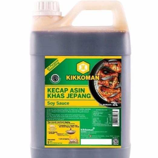 

Kikkoman Halal Soy Sauce | Kecap Asin Khas Jepang | Shoyu Jepang 2L
