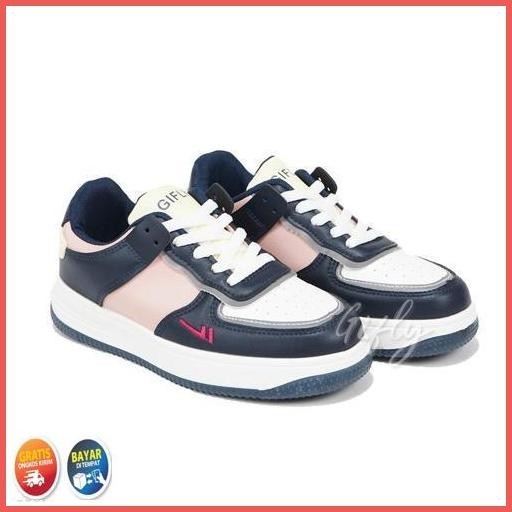 Termurah Gifly Zara Sepatu Sneakers Wanita Putih Hitam Sport Shoes White Black 0089 Jaminan Original