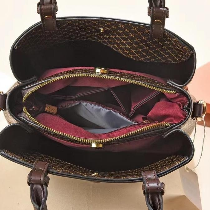 Tas Kondangan Wanita Elegan Ibu Pesta Mewah Import Batam Kulit Kerja