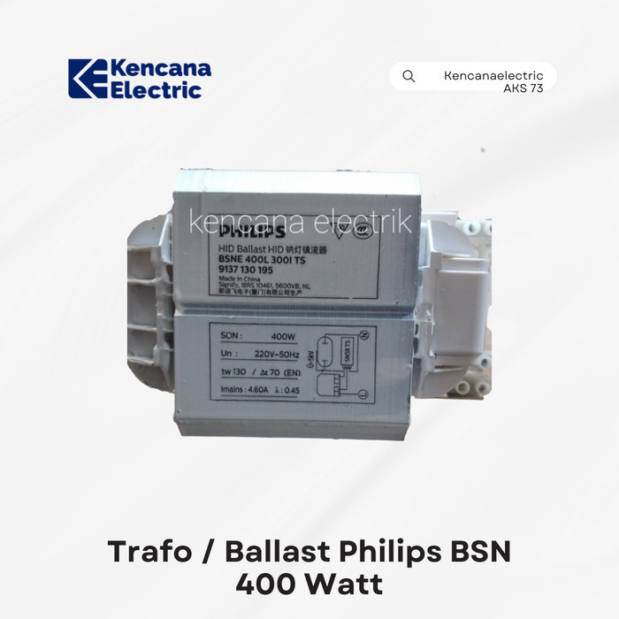 Trafo / Ballast Philips BSN 400 Watt