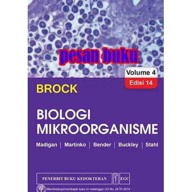 [Baru] Buku Brock Biologi Mikroorganisme Edisi 14 Vol. 4 - Michael T. Madigan