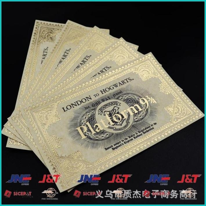 

BISMILLAH HPTB TICKET BUS HARRY TIKET BIS PLATFOM 93/4 LONDON HOGWARTS BOOKMARK PEMBATAS BUKU KARTU E.COS DP30