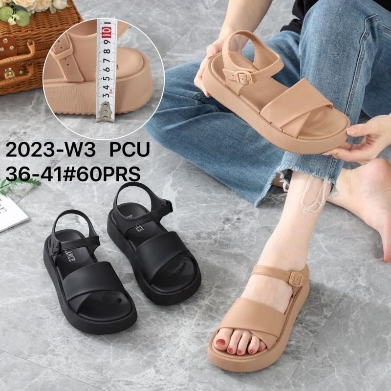 Sandal Karet Wanita // Sandal Gunung Jelly Sandal Gladiator Ban Satu Balance LMD 2023-W3 Gesper