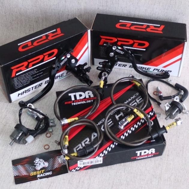Paket Selang Rem-Master Rem Xmax Abs Carbon Rpd Tdr