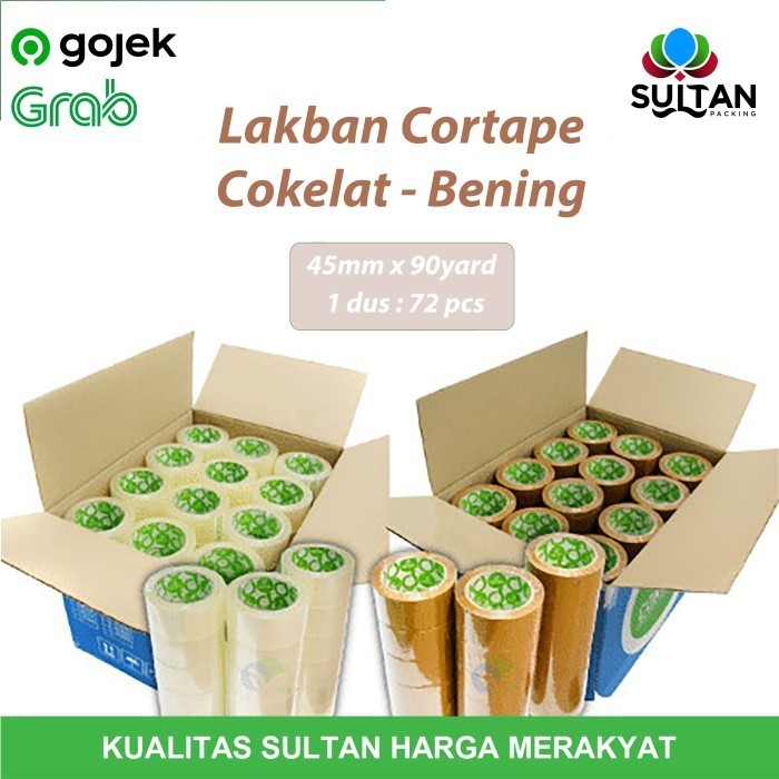 

Lakban Cortape 45Mm 90Yard 1Dus/Ojol