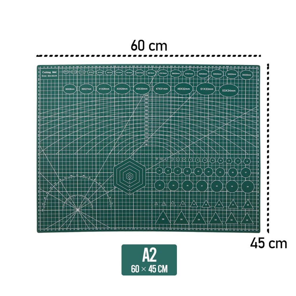 

Alas Potong Work Cutting Mat Pad A2 60 X 45 Cm