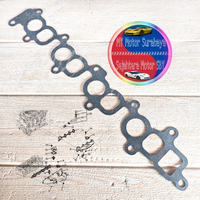 Gasket Packing Manipol Intake / Minyak Chevrolet Captiva Diesel Nfl Promo