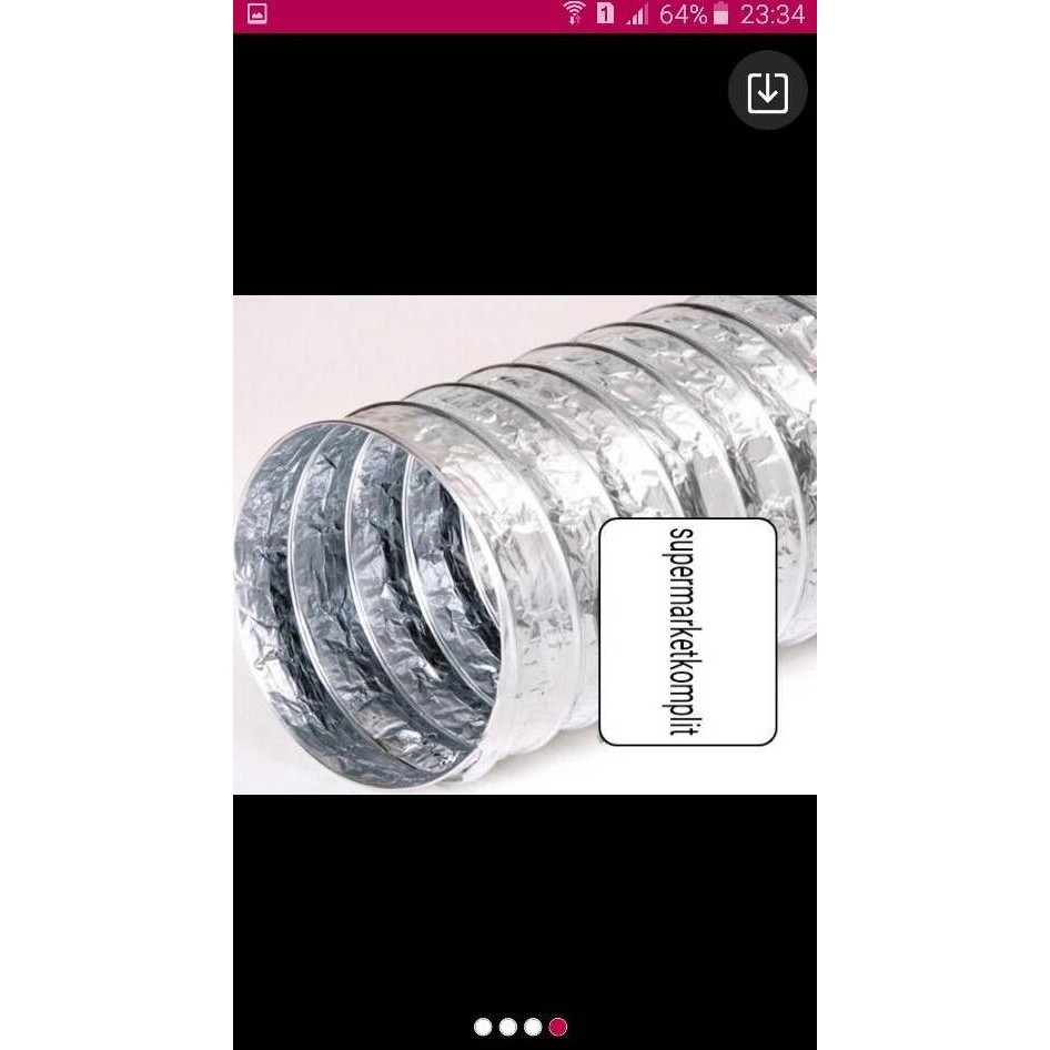 [Ready] Selang Flexibel Slang Fleksible Flexible Cerobong Asap Dapur
